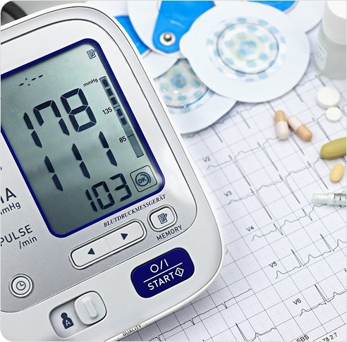BP Machine Representing Difficult-to-Control Hypertension